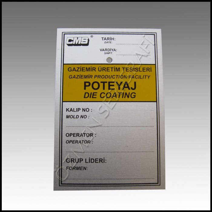 Aluminium Labels